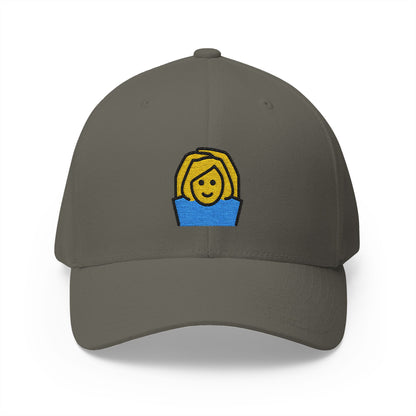 Woman Gesturing Ok Emoji Olive Cap – Premium by Capmoji