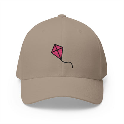 Kite Emoji Khaki Cap – Premium by Capmoji