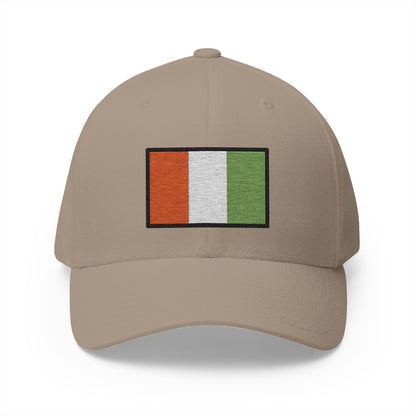 Flag: Côte D'Ivoire Emoji Khaki Cap – Premium by Capmoji