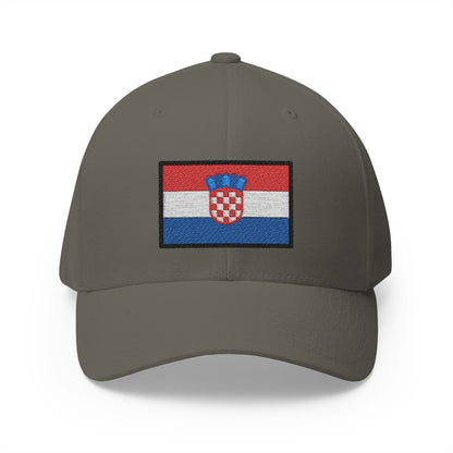 Flag: Croatia Emoji Olive Cap – Premium by Capmoji