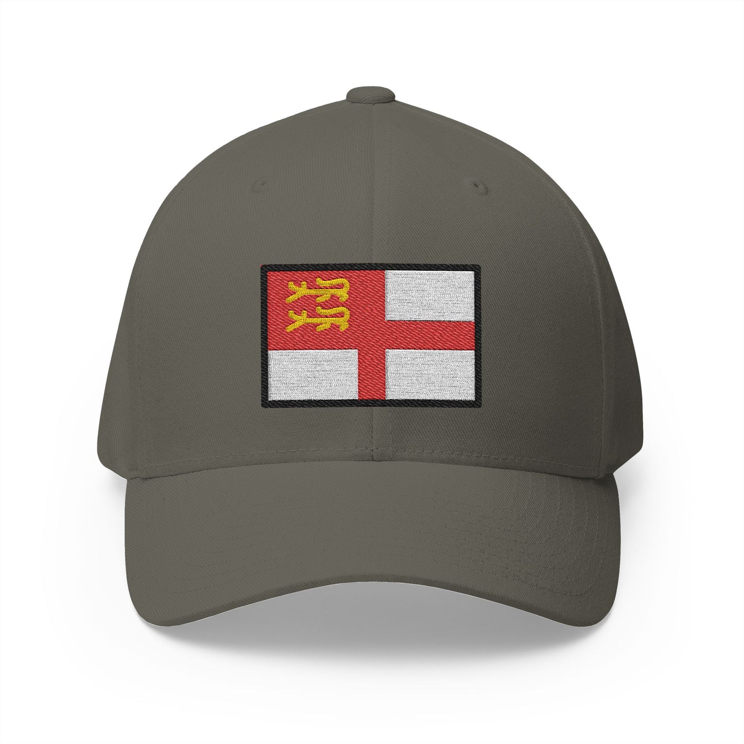 Flag: Sark Emoji Olive Cap – Premium by Capmoji
