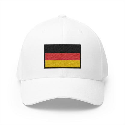 Flag: Germany Emoji White Cap – Premium by Capmoji