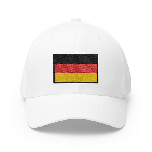 Flag: Germany Emoji White Cap – Premium by Capmoji