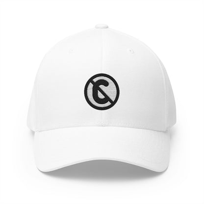 Circled C With Overlaid Backslash Emoji White Cap – Premium by Capmoji