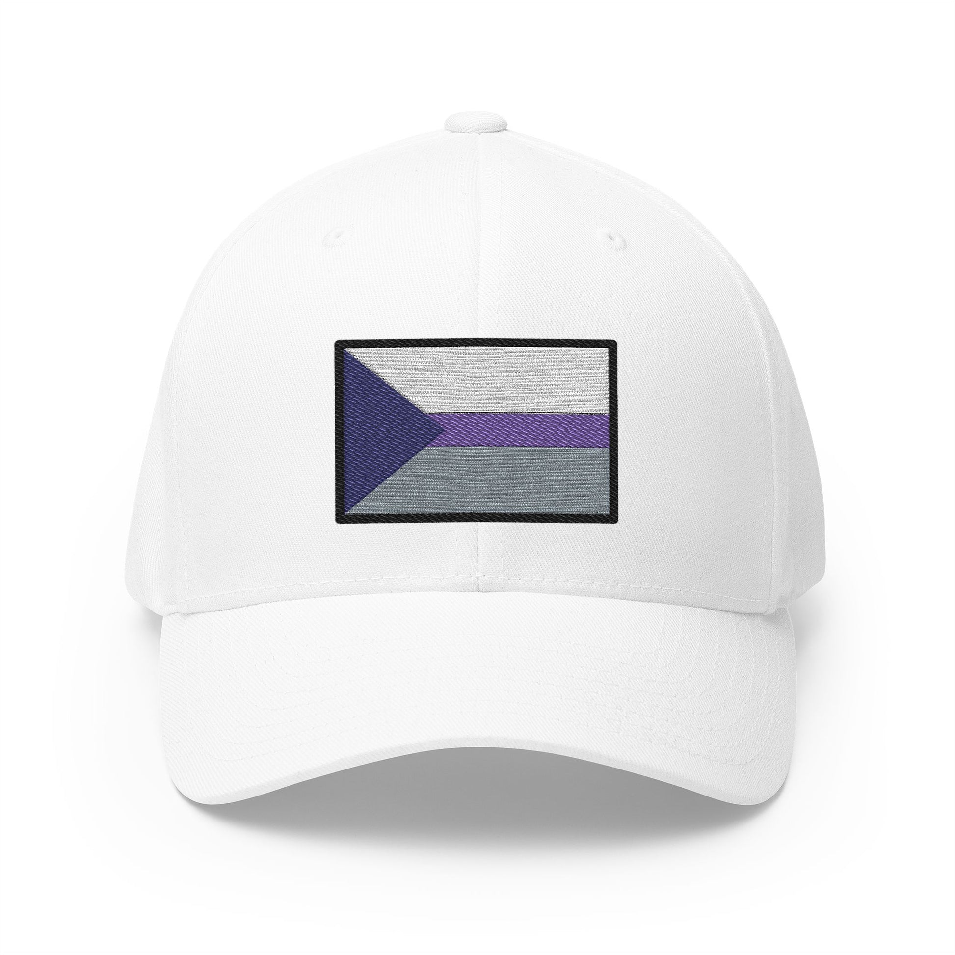 Demisexual Emoji White Cap – Premium by Capmoji