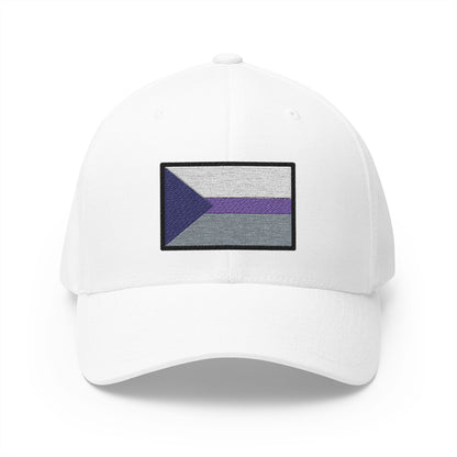 Demisexual Emoji White Cap – Premium by Capmoji