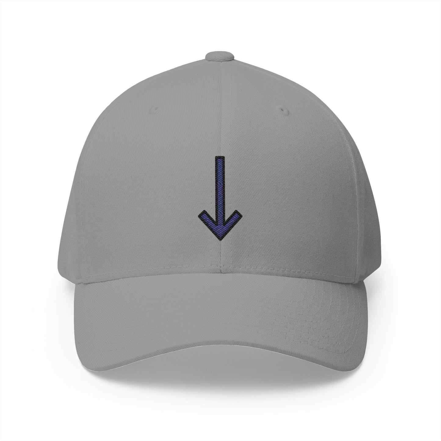 Down Arrow Emoji Grey Cap – Premium by Capmoji