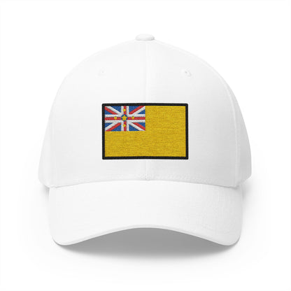Flag: Niue Emoji White Cap – Premium by Capmoji