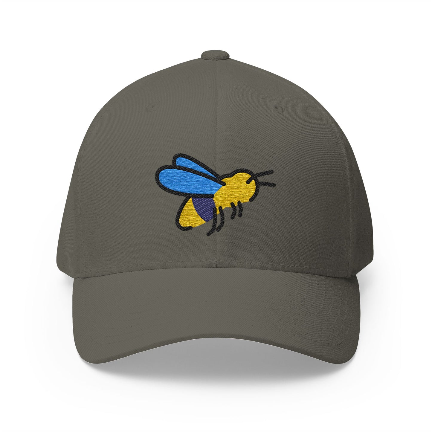 Honeybee Emoji Olive Cap – Premium by Capmoji