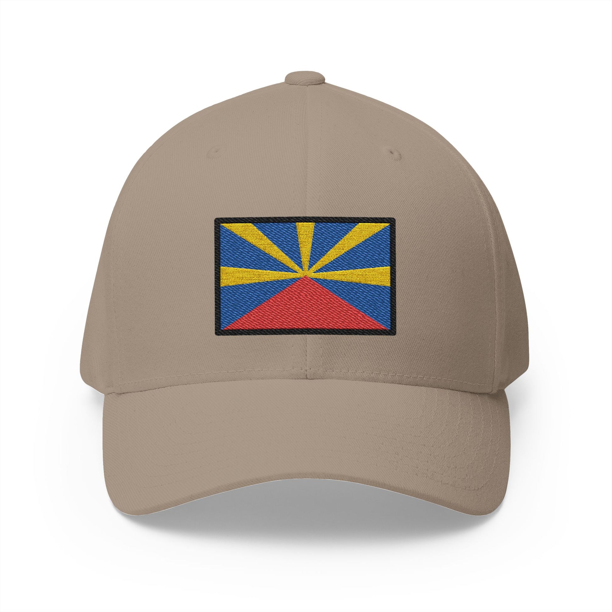 Flag: Réunion Emoji Khaki Cap – Premium by Capmoji