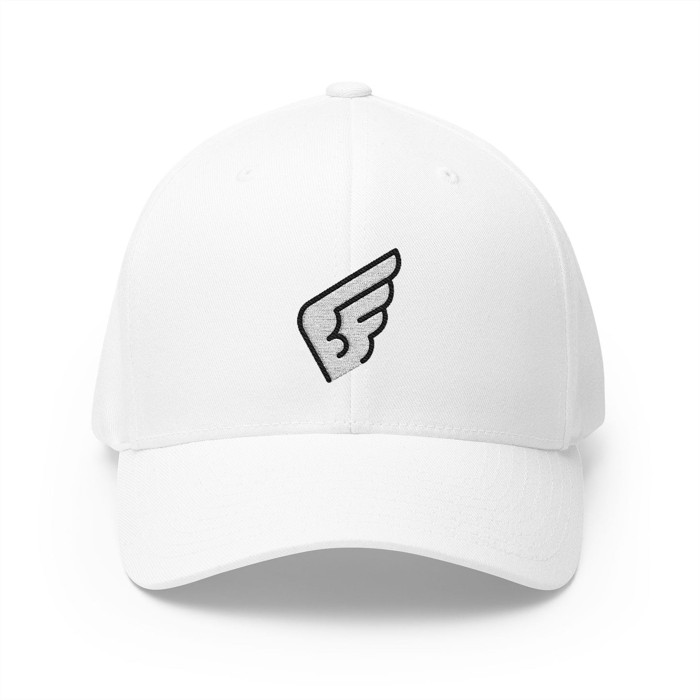 Wing Emoji White Cap – Premium by Capmoji