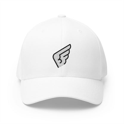 Wing Emoji White Cap – Premium by Capmoji