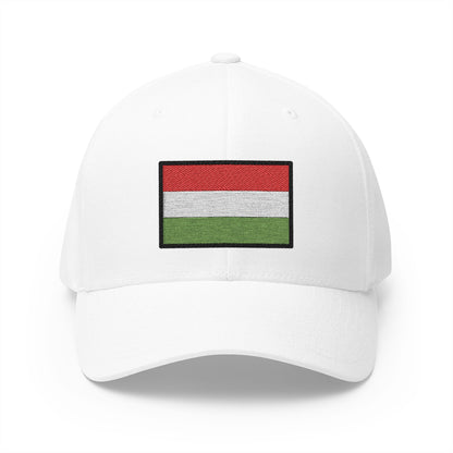 Flag: Hungary Emoji White Cap – Premium by Capmoji