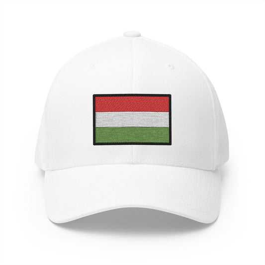 Flag: Hungary Emoji White Cap – Premium by Capmoji