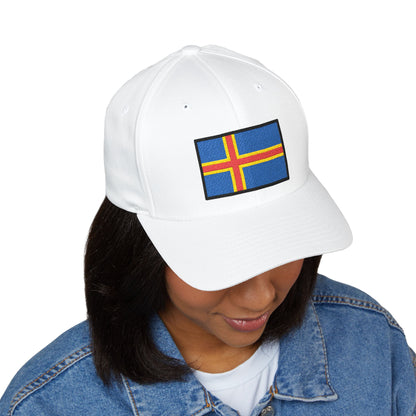 Flag: Åland Islands Emoji Cap – Premium by Capmoji