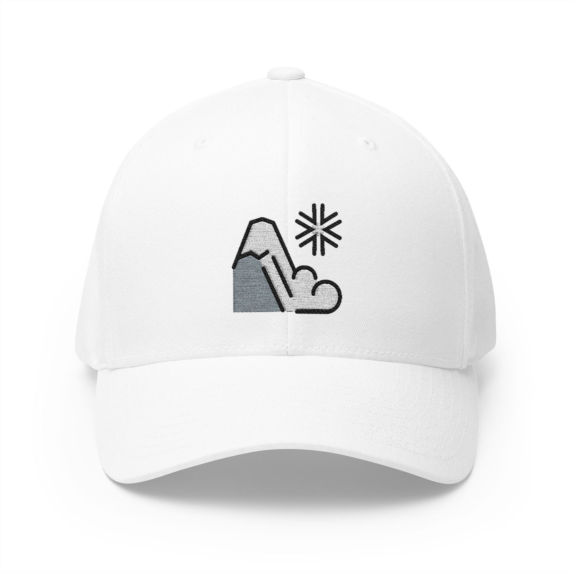 Avalanche Emoji White Cap – Premium by Capmoji
