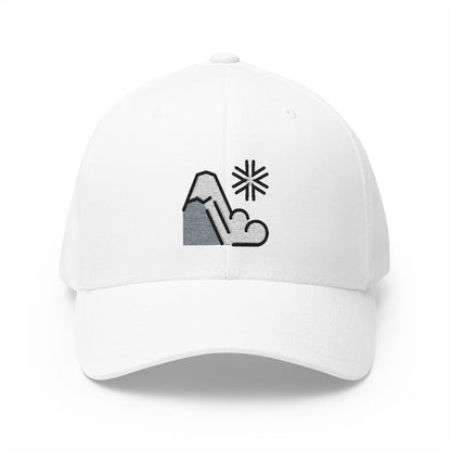 Avalanche Emoji White Cap – Premium by Capmoji