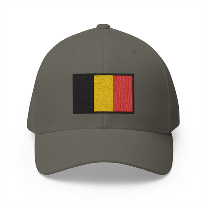 Flag: Belgium Emoji Olive Cap – Premium by Capmoji