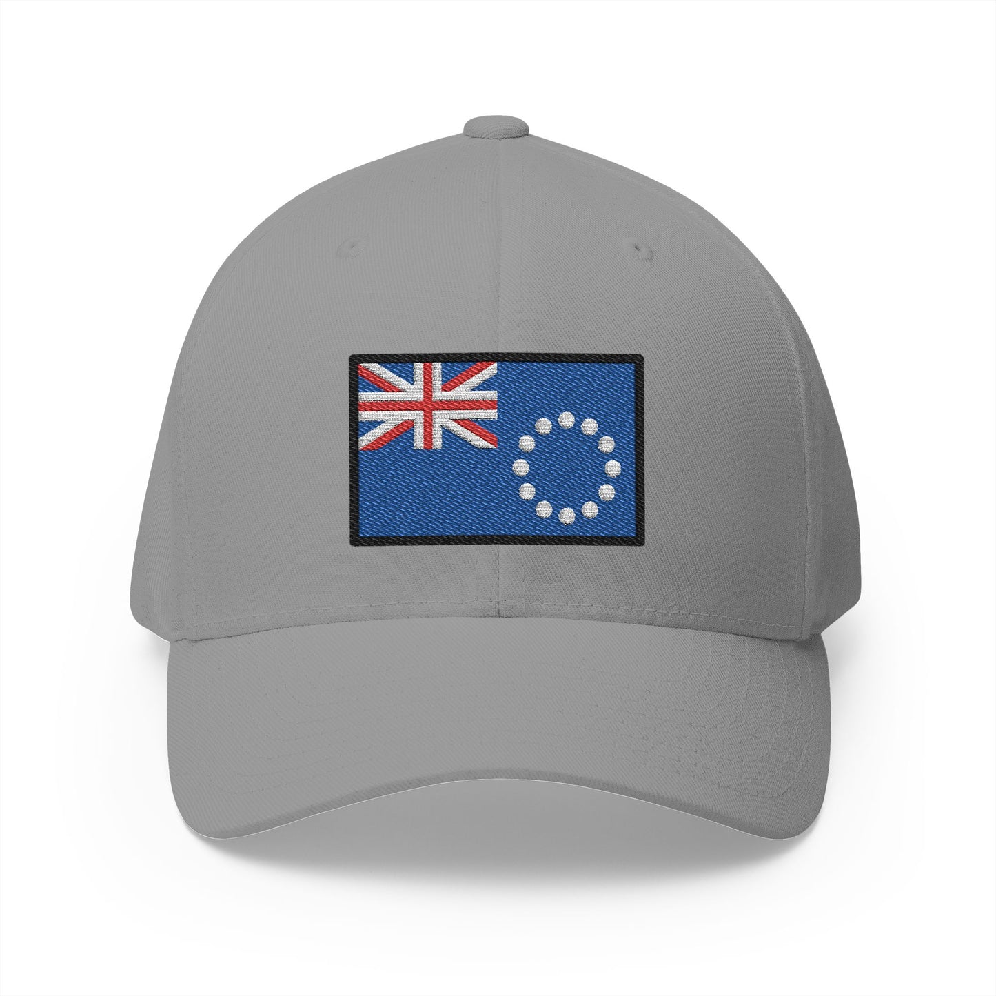 Flag: Cook Islands Emoji Grey Cap – Premium by Capmoji
