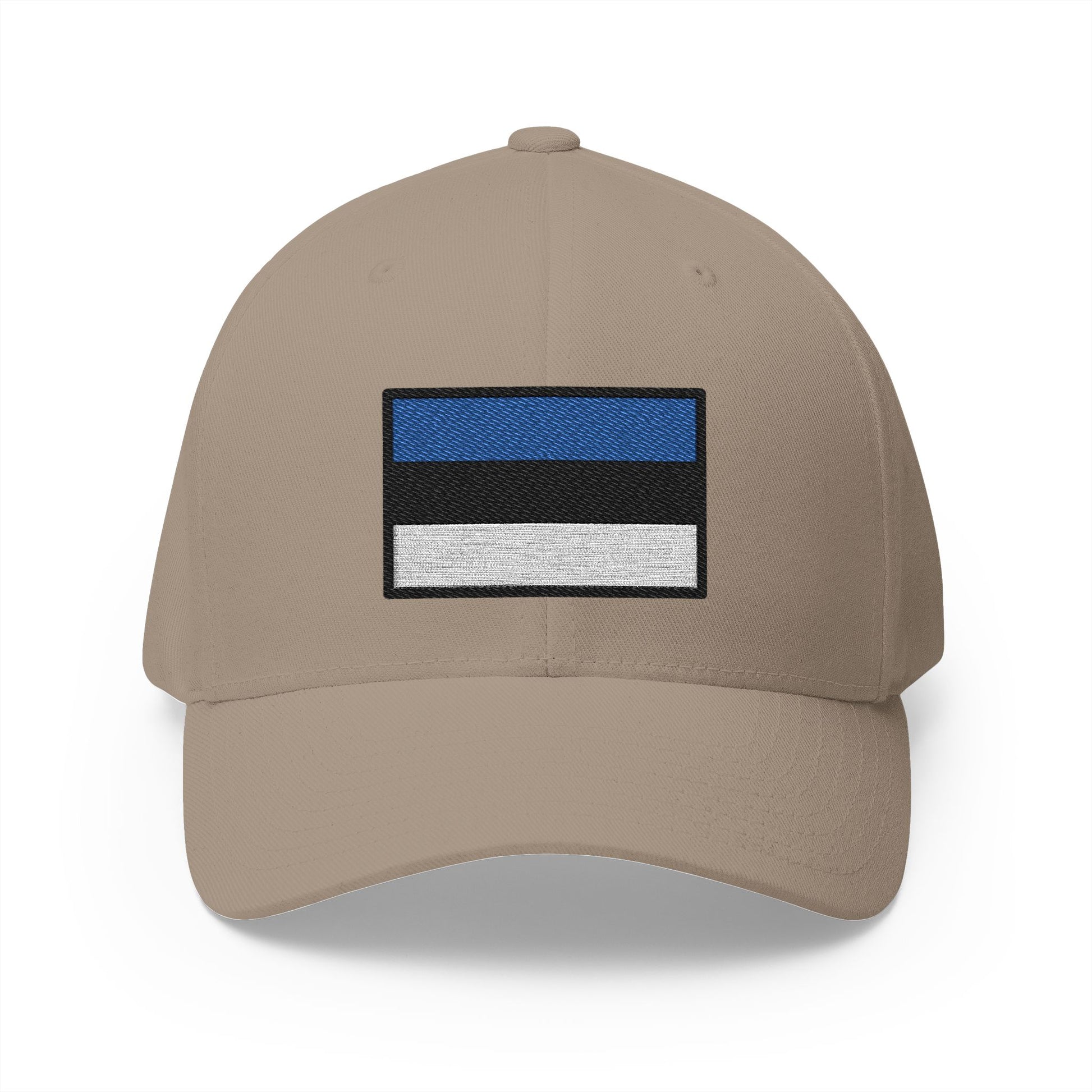 Flag: Estonia Emoji Khaki Cap – Premium by Capmoji