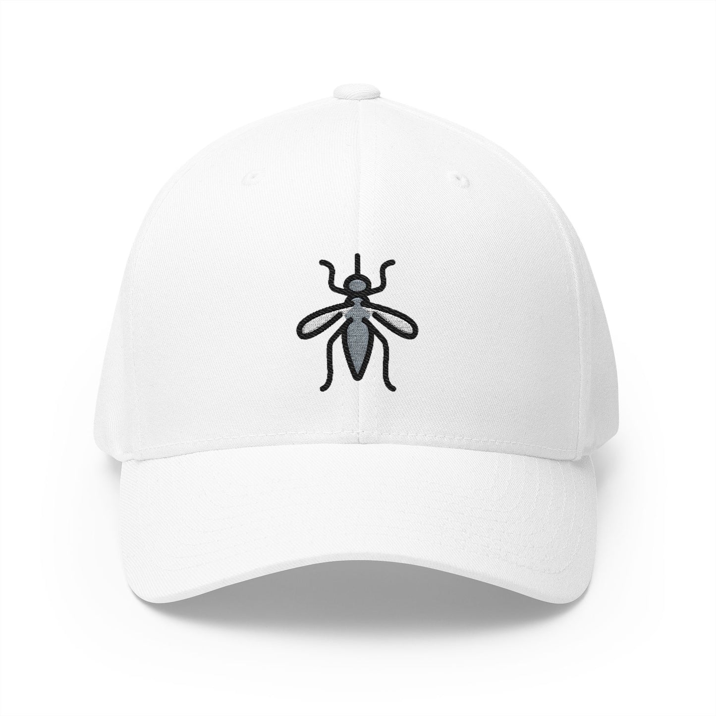 Mosquito Emoji White Cap – Premium by Capmoji