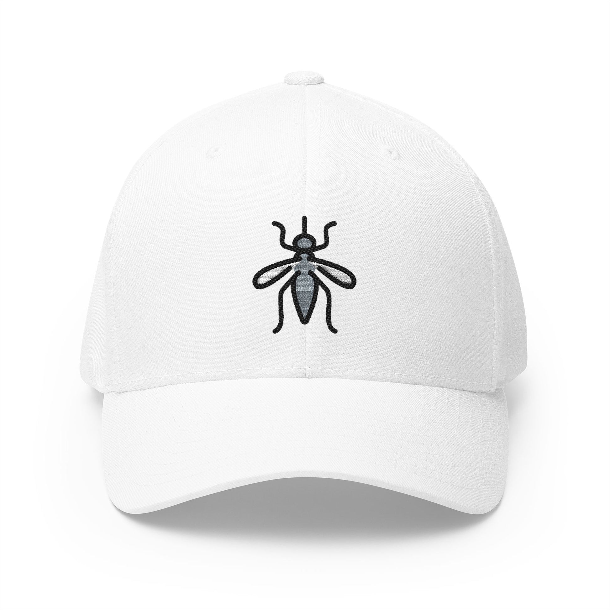 Mosquito Emoji White Cap – Premium by Capmoji