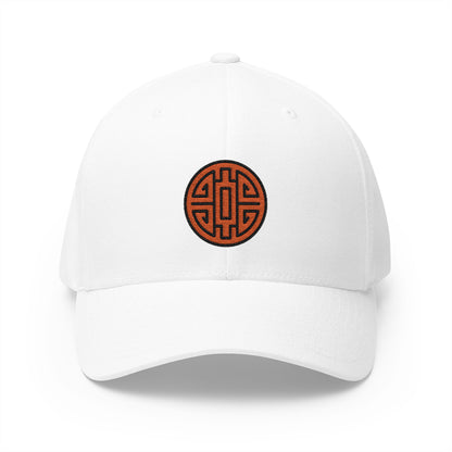 Rounded Symbol For Cai Emoji White Cap – Premium by Capmoji