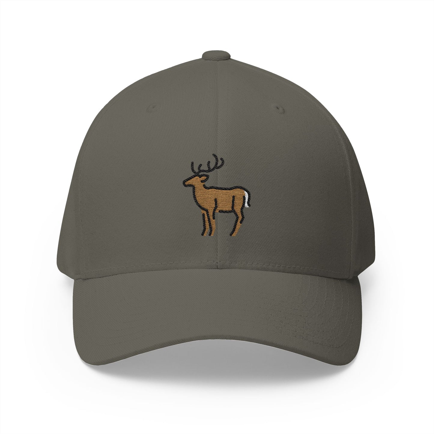 Deer Emoji Olive Cap – Premium by Capmoji