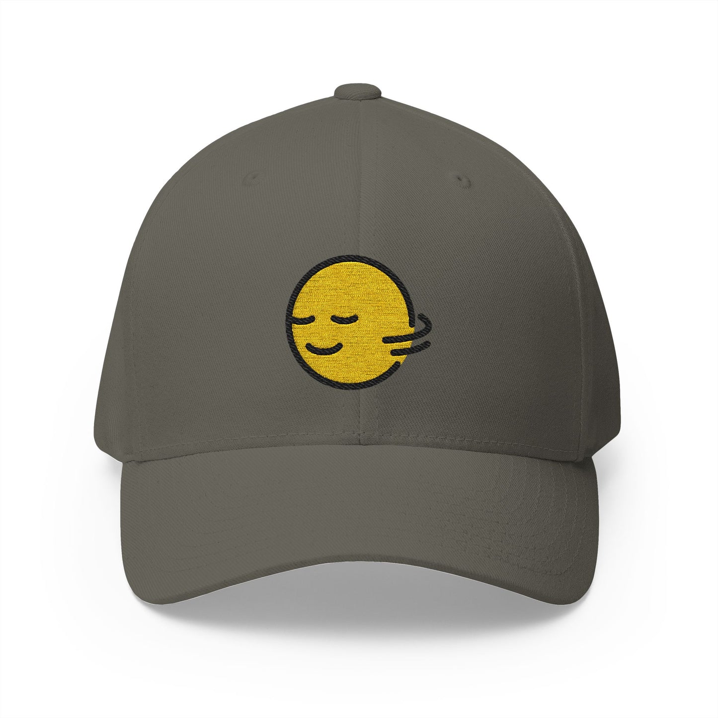 Head Shaking Horizontally Emoji Olive Cap – Premium by Capmoji