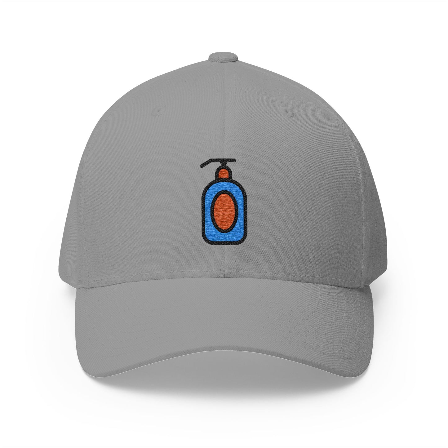 Lotion Bottle Emoji Grey Cap – Premium by Capmoji