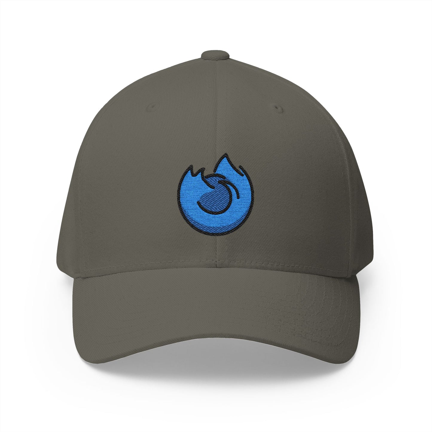 Firefox Developer Emoji Olive Cap – Premium by Capmoji