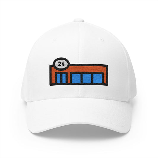 Convenience Store Emoji White Cap – Premium by Capmoji