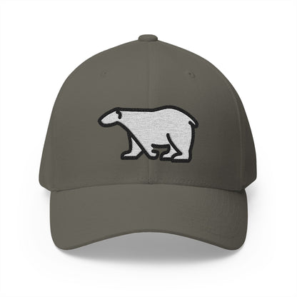 Polar Bear Emoji Olive Cap – Premium by Capmoji