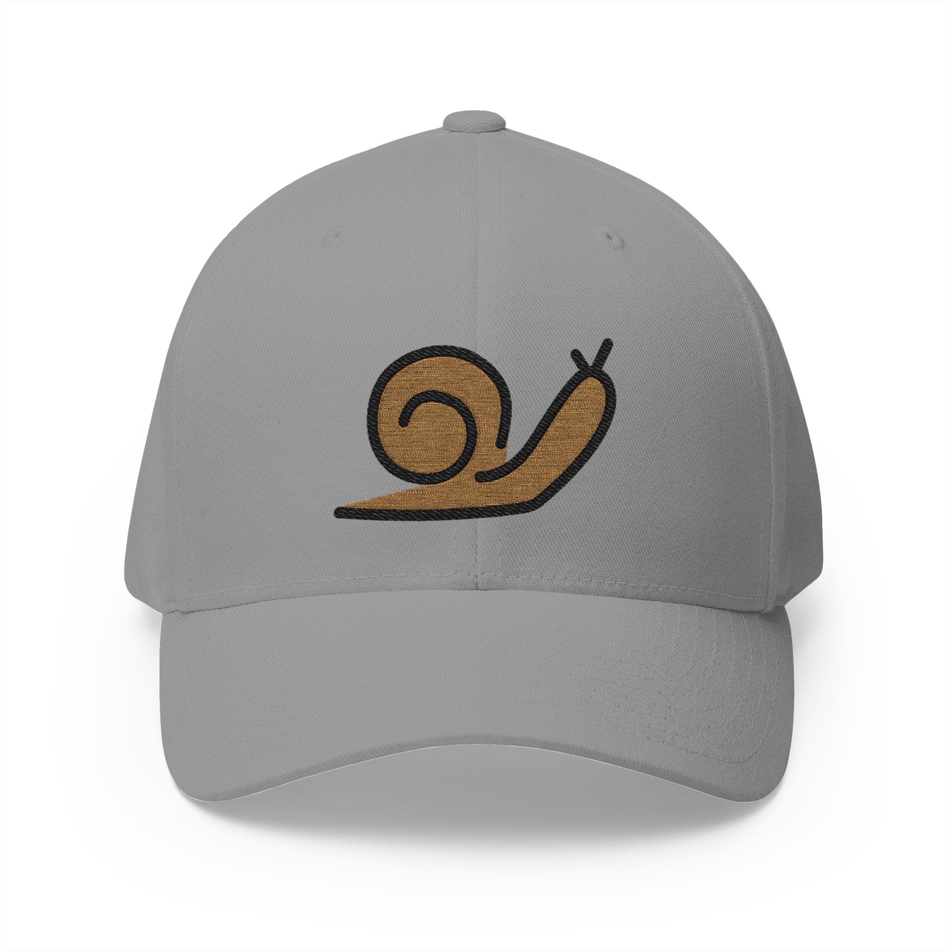Snail Emoji Grey Cap – Premium by Capmoji