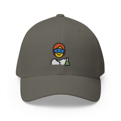 Scientist Emoji Olive Cap – Premium by Capmoji