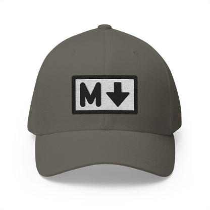 Markdown Emoji Olive Cap – Premium by Capmoji
