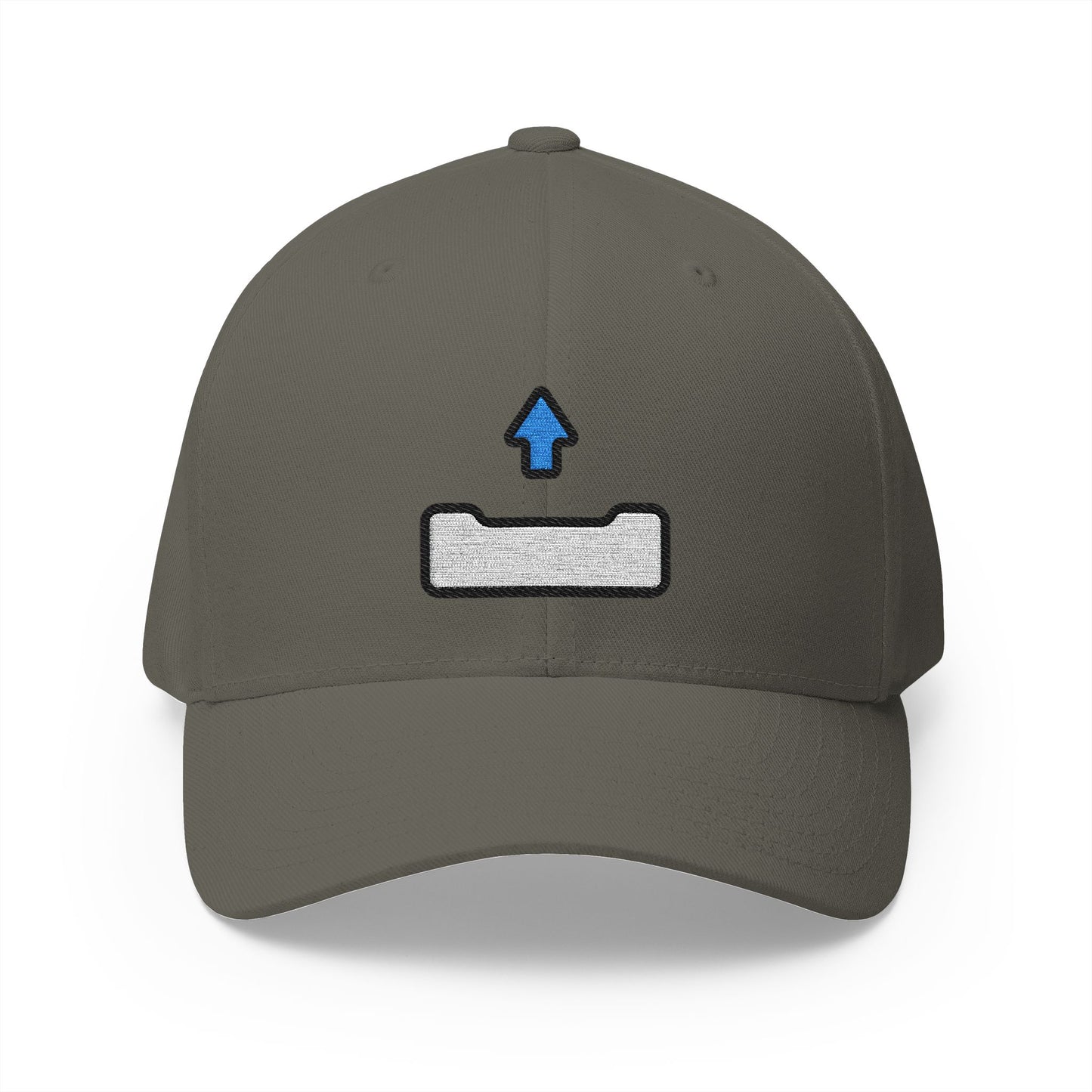 Outbox Tray Emoji Olive Cap – Premium by Capmoji