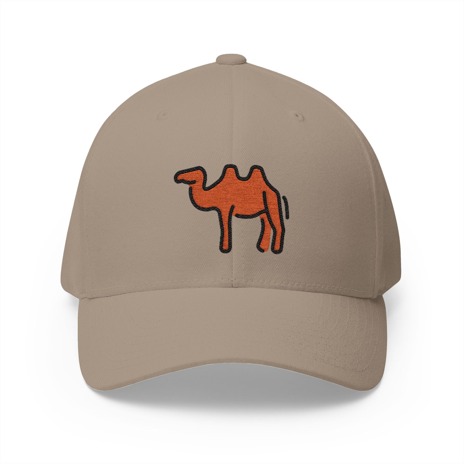 Two-Hump Camel Emoji Khaki Cap – Premium by Capmoji