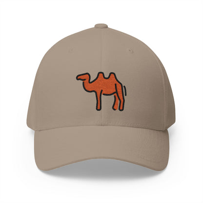 Two-Hump Camel Emoji Khaki Cap – Premium by Capmoji