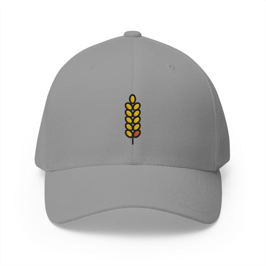 Sheaf Of Rice Emoji Grey Cap – Premium by Capmoji