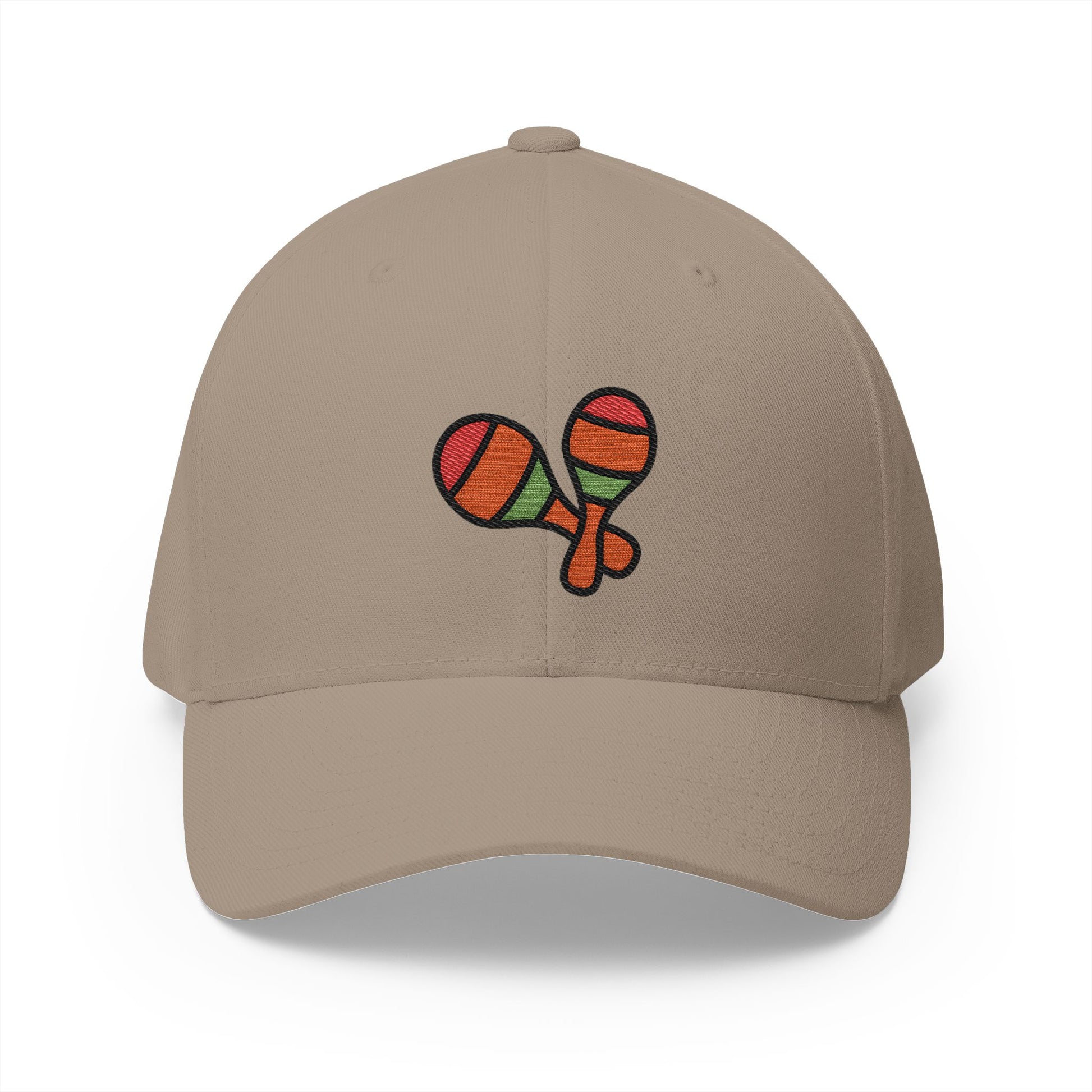 Maracas Emoji Khaki Cap – Premium by Capmoji