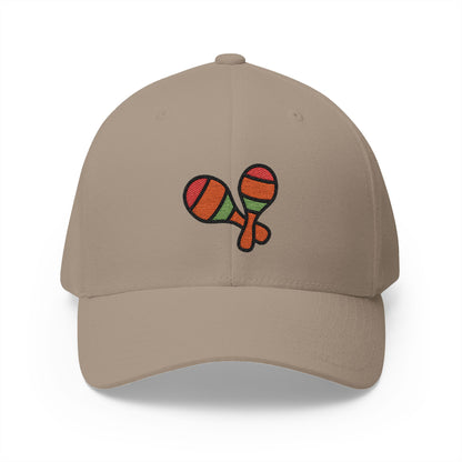 Maracas Emoji Khaki Cap – Premium by Capmoji