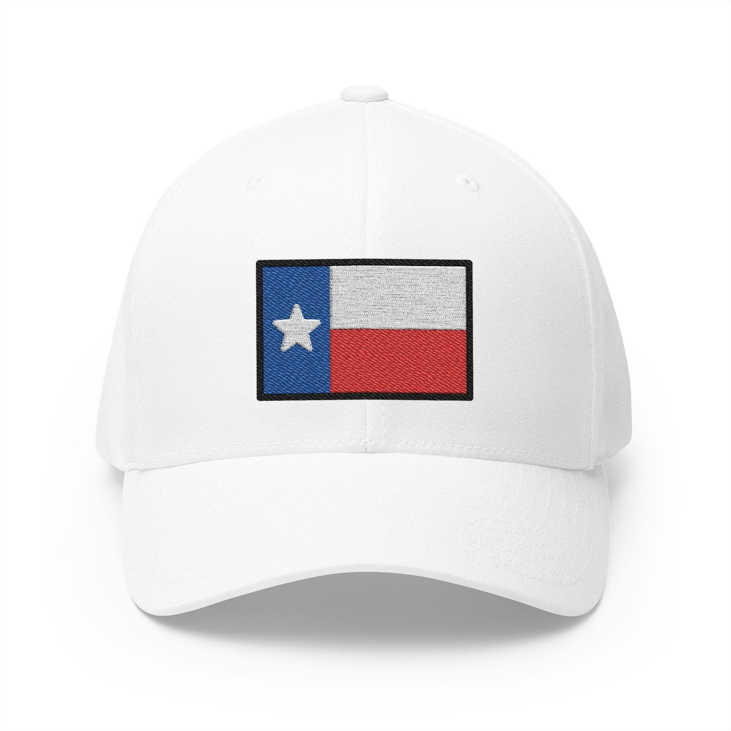 Texas Flag Emoji White Cap – Premium by Capmoji