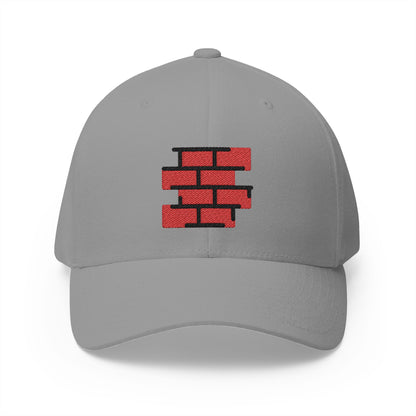 Brick Emoji Grey Cap – Premium by Capmoji