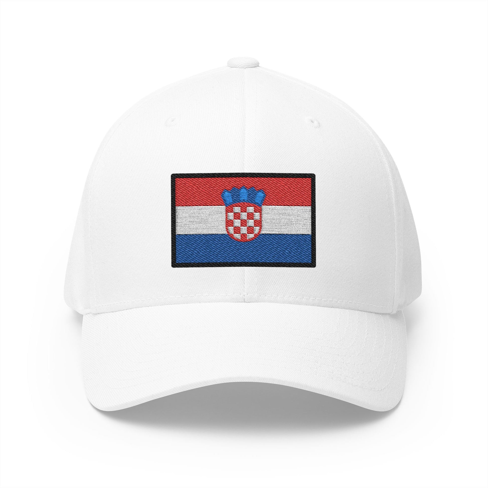 Flag: Croatia Emoji White Cap – Premium by Capmoji