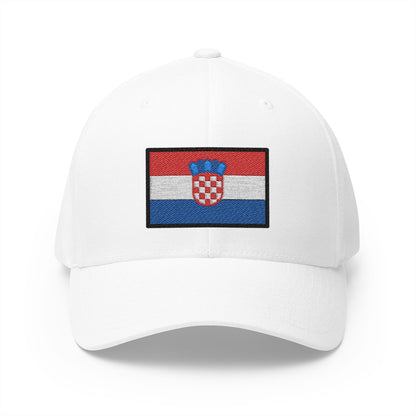 Flag: Croatia Emoji White Cap – Premium by Capmoji