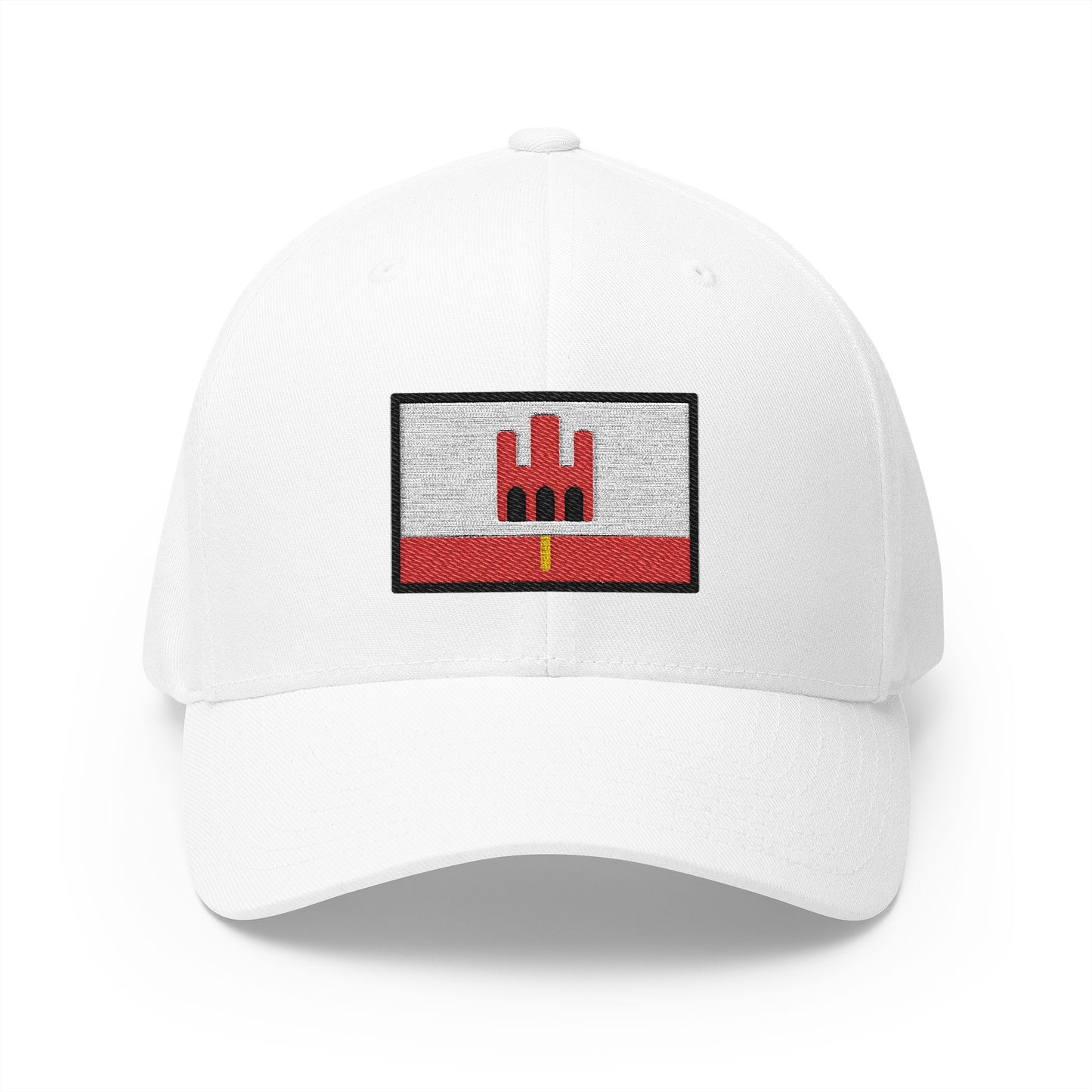 Flag: Gibraltar Emoji White Cap – Premium by Capmoji