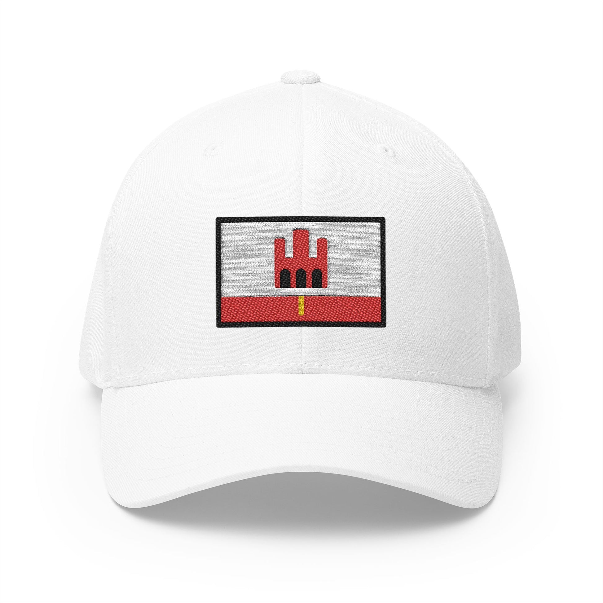 Flag: Gibraltar Emoji White Cap – Premium by Capmoji