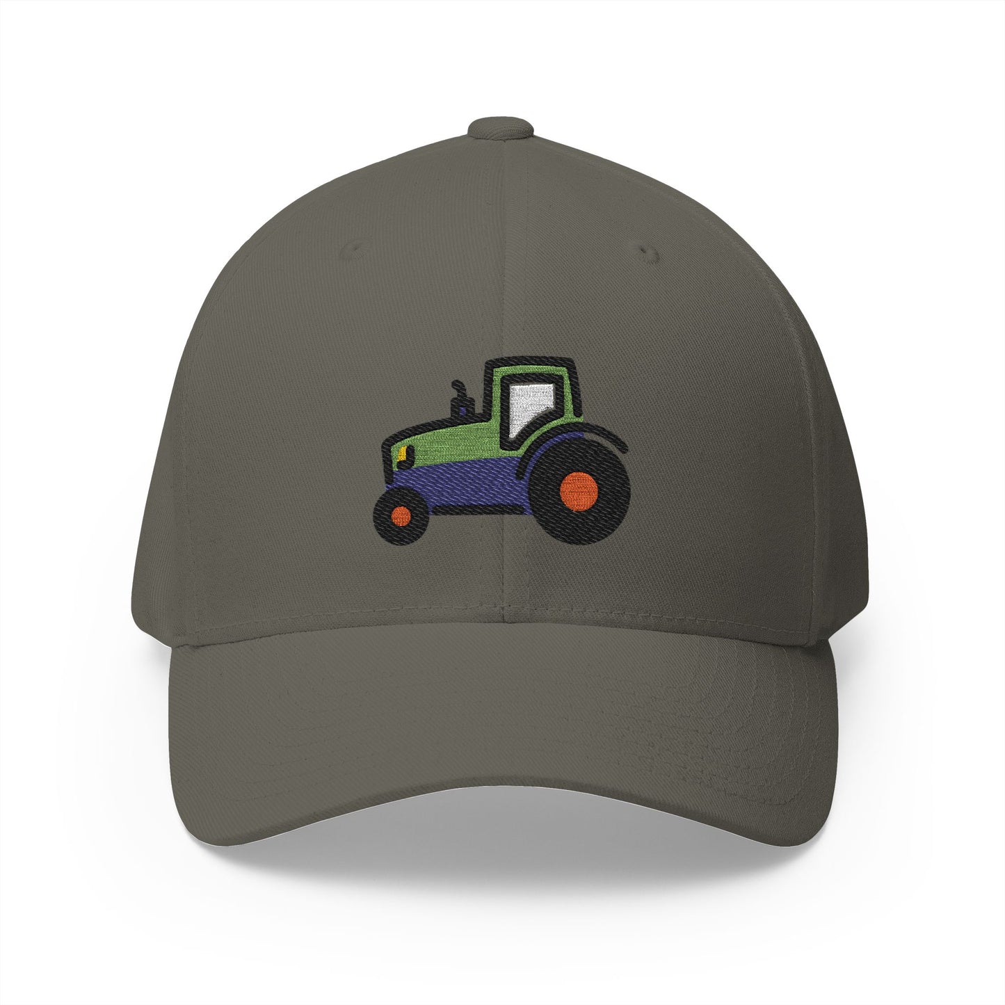 Tractor Emoji Olive Cap – Premium by Capmoji