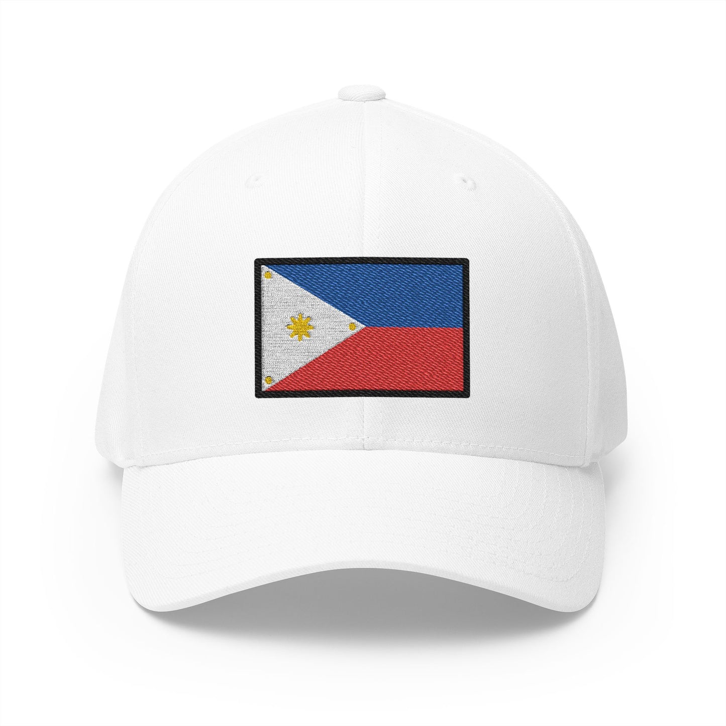 Flag: Philippines Emoji White Cap – Premium by Capmoji